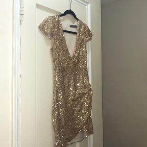 Sparkly mini dress